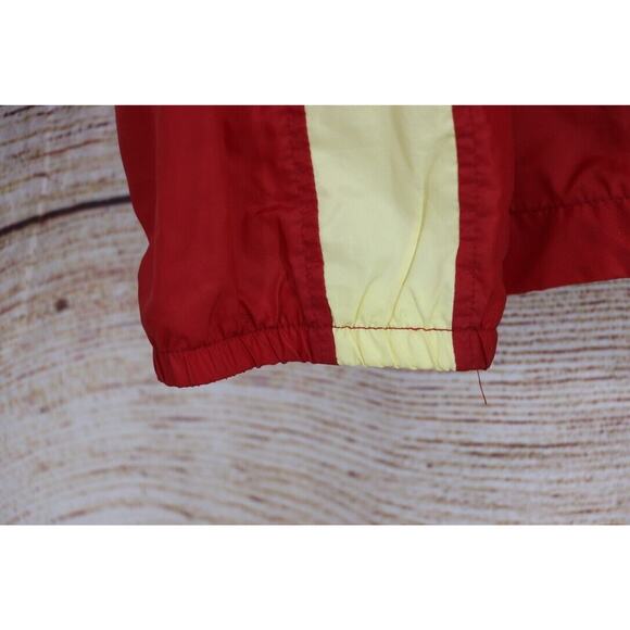 Y2K Nike Boys Youth Sz Large 12-14 Full Zip Oversize Windbreaker Jacket Red - Picture 11 of 11